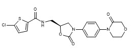 Saflık %99 Rivaroxaban CAS No 366789-02-8 Beyaz Toz API'ler Ara Maddeler C19H18ClN3O5S