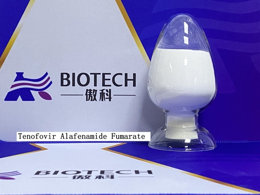 API'ler Ara Maddeleri Tenofovir Alafenamide Fumarat CAS No 1392275-56-7 TFA için Beyaz ila kirli beyaz toz Saflık %99