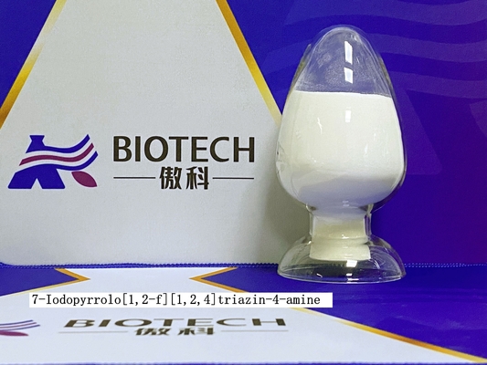 7-Iodopyrrolo[1,2-f][1,2,4]triazin-4-amin CAS No 1770840-43-1 Remdesivir için Sarı toz Saflık %95