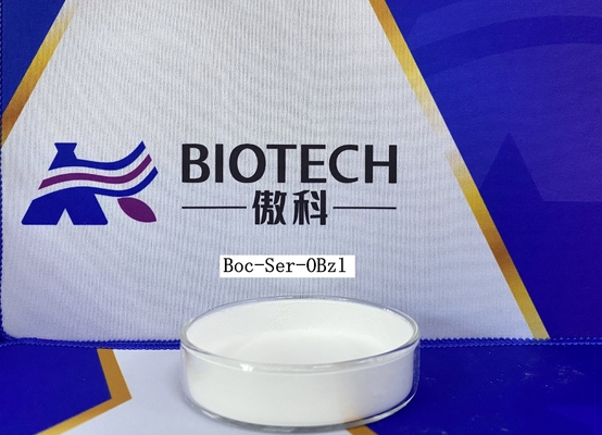 Boc-Ser-OBzl CAS No 59524-02-6 Amino Asit Türevleri için Beyaz toz Saflık %98