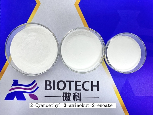 ​2 Siyanoetil 3 Aminobut 2 Enoat CAS No 43107-08-0 Beyaz Toz %98