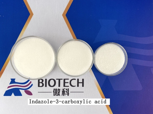 İndazol 3 Karboksilik Asit %98 7 Hydroxygranisetron CAS No 4498-67-3 Kristal Toz