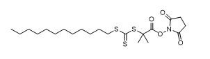 N-Süksinimidil 2-(Dodesiltiokarbonotiyoiltio)-2-metilpropionat CAS No. 925232-64-0 C21H35NO4S3