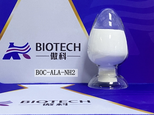 Amino Asit Türevleri Boc-Ala-NH2 CAS. 85642-13-3 Beyaz Toz C8H16N2O3 Saflık %98