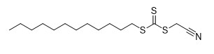 Siyanometil Dodesil Tritiokarbonat RAFT Reaktifi CAS 796045-97-1 C15H27NS3 %97