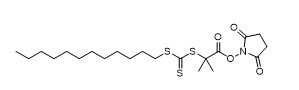 N-Süksinimidil 2-(Dodesiltiokarbonotiyoiltio)-2-Metilpropiyonat CAS 925232-64-0 C21H35NO4S3