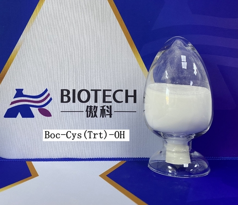 %98 Amino Asit Türevleri CAS 21947-98-8 Boc-Cys(Trt)-OH C27H29NO4S Toz