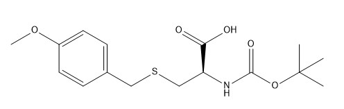 %98 Amino Asit Türevleri CAS 18942-46-6 Boc-Cys(PMeOBzl)-OH C16H23NO5S Beyaz Toz