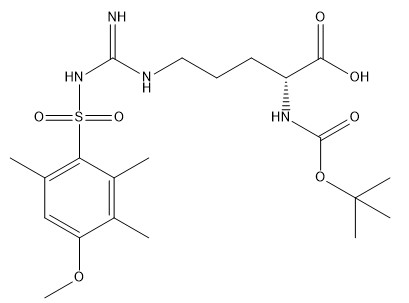 Saflık %98 Amino Asit Türevleri CAS 200122-49-2 Boc-D-Arg(Mtr)-OH C21H34N4O7S
