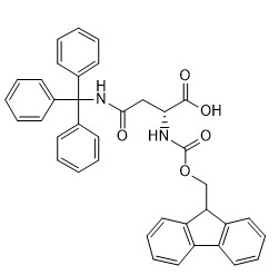 Saflık %98 Amino Asit Türevleri CAS 180570-71-2 Fmoc-D-Asn(Trt)-OH C38H32N2O5