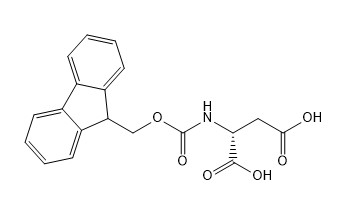 Saflık %98 Amino Asit Türevleri CAS No. 136083-57-3 Fmoc-D-Asp-OH C19H17NO6