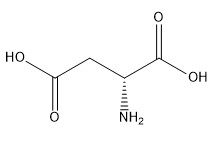 CAS No 1783-96-6 Amino Asit Türevleri D-Aspartik Asit C4H7NO4