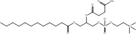 CAS 118426-36-1 2-((3-Karboksipropanoil)oksi)-3-(dodekanoiloksi)propil (2-(trimetilamonyo)etil) fosfat