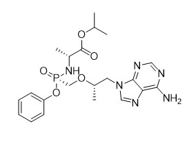 Izopropil R S -1- 6-amino-9H-purin-9-yl Propan-2-yl Oxy Methyl Phenoxy Phosphoryl -D-alaninat MF C21H29N6O5P Saflığı 95%