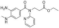 Etil N-[3-amino-4-(metilamino)benzoil]-N-piridin-2-il-beta-alaninat CAS No.212322-56-0 Beyaz ila açık sarı toz