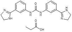 İmidokarb Dipropionat CAS 55750-06-6 Saflık %99 Beyaz Veya Gri Beyaz Kristal Toz C22H26N6O3