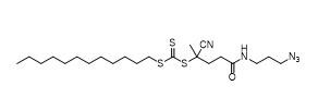 5-((3-Azidopropil)amino)-2-siyano-5-oksopentan-2-il dodesil karbonotritiyoat CAS No. 1644536-24-2 C22H39N5OS3
