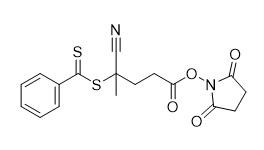 N-Süksinimidil 4-Siyano-4-(fenilkarbonotiyoiltio)pentanoat CAS No. 864066-74-0 C17H16N2O4S2 %95