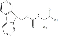 Amino Asit Türevleri FMOC-Ala-OH CAS. 35661-39-3 Beyaz Toz Saflık %98 C18H17NO4