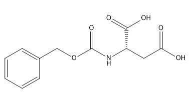 CAS 1152-61-0 N-Karbobenziloksi-L-Aspartik Asit %98 Amino Asit Türevleri C12H13NO6