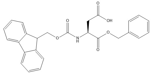 Saflık %98 Amino Asit Türevleri CAS No. 86060-83-5 Fmoc-Asp-OBzl C26H23NO6 Beyaz Toz