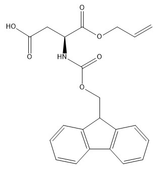 Saflık %98 Amino Asit Türevleri CAS No. 144120-53-6 Fmoc-Asp-OAll C22H21NO6 Beyaz Toz