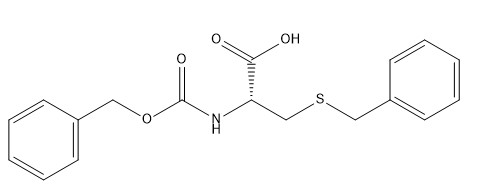 Saflık %98 Amino Asit Türevleri CAS No. 3257-18-9 Z-Cys(Bzl)-OH Beyaz ila Kırık Beyaz Katı C18H19NO4S