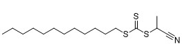 RAFT Reaktifi C16H29NS3 Saflık %95 1-siyanoetil dodesil karbonotritioat CAS No. 1186022-27-4