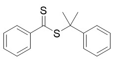 RAFT Reaktifi 2-fenilpropan-2-il benzoditioat CAS No. 201611-77-0 C16H16S2 Koyu kırmızı mor sıvı