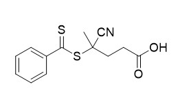 4-Siyano-4-(Fenilkarbonotiyoiltio)Pentanoik Asit CAS 201611-92-9 C13H13NO2S2 Mor Kırmızı Sarı Toz