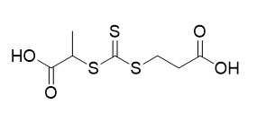 3-((((1-Karboksietil)Tiyo)Karbonotiyoil)Tiyo)Propanoik Asit RAFT Reaktifi CAS 870451-09-5 C7H10O4S3