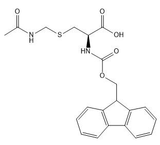 Saflık %98 Amino Asit Türevleri CAS 86060-81-3 Fmoc-Cys(Acm)-OH C21H22N2O5S