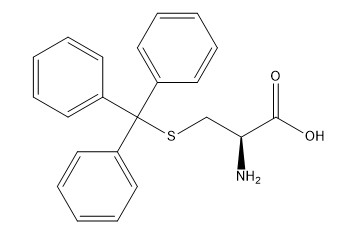 %98 Amino Asit Türevleri CAS 2799-07-7 S-Tritil-L-Sistein C22H21NO2S Beyaz ila Kırık Beyaz Katı