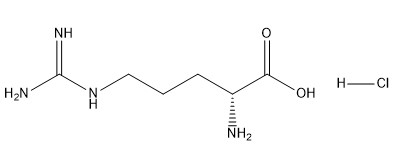 Saflık %98 Amino Asit Türevleri CAS 627-75-8 D-Arginin Hidroklorür C6H15ClN4O2