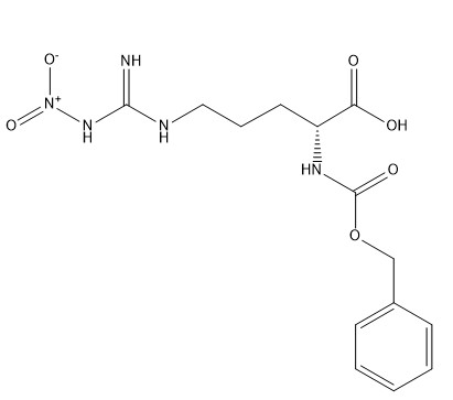 Saflık %98 Amino Asit Türevleri CAS 2279-08-5 Z-D-Arg(NO2)-OH C14H19N5O6