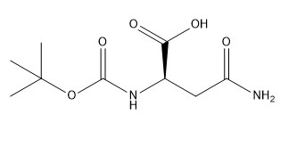 Saflık %98 Amino Asit Türevleri CAS No. 75647-01-7 Boc-D-asparagin C9H16N2O5