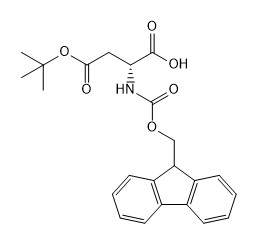 Saflık %98 Amino Asit Türevleri CAS No. 112883-39-3 Fmoc-D-Asp(OtBu)-OH