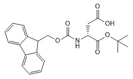 CAS No 134098-70-7 Amino Asit Türevleri Fmoc-D-Asp-Otbu C23H25NO6 Saflık %98