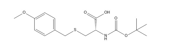 CAS No.58290-35-0 Amino Asit Türevleri %98 Boc-S-4-metoksibenzil-D-sistein