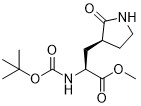 Metil (S)-2- ((boc-amino) -3-[(S)-2-okso-3-pirrolidinyl]propanoat 328086-60-8