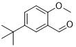 5-Tert-butyl-2-OMebenzaldehyde CAS No 85943-26-6 Maropitan ara maddeleri için sarı toz veya yağlı madde 98%