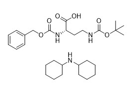 CAS No 3350-13-8 Özel Amino Asitler Z Dab Boc OH DCHA Beyaz Toz Saflık %98