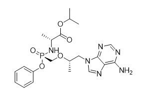 İzopropil ((S)-((((S)-1-(6-amino-9H-purin-9-il)propan-2-il)oksi)metil)(fenoksi)fosforil)-D-alaninat Saflık %95