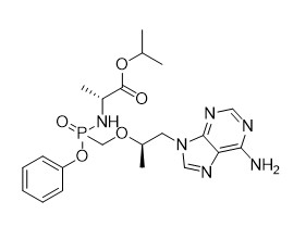 İzopropil ((SR)-((((R)-1-(6-amino-9H-purin-9-il)propan-2-il)oksi)metil)(fenoksi)fosforil)-D-alaninat Saflık %95