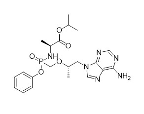 Isopropil S -1- 6-amino-9H-purin-9-yl Propan-2-yl Oksi Metil Fenoksi Fosforil -L-alanat TFA Saflığı için 95%