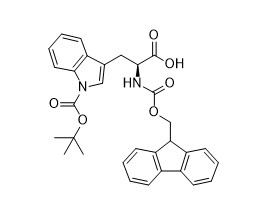 Amino Asit Türevleri için Fmoc-Trp(Boc)-OH CAS No 143824-78-6 Beyaz ila kirli beyaz toz Saflık %98