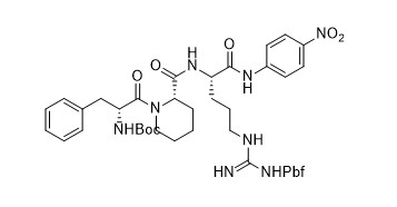 N-Boc-D-Phe-Ala-L-Pip-Arg Pbf-4-Nitroanilin Kısa Zincirli Polipeptitler Soluk Sarı Toz %97